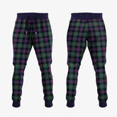 Rose Hunting Modern Tartan Crest Jogger Sweatpants